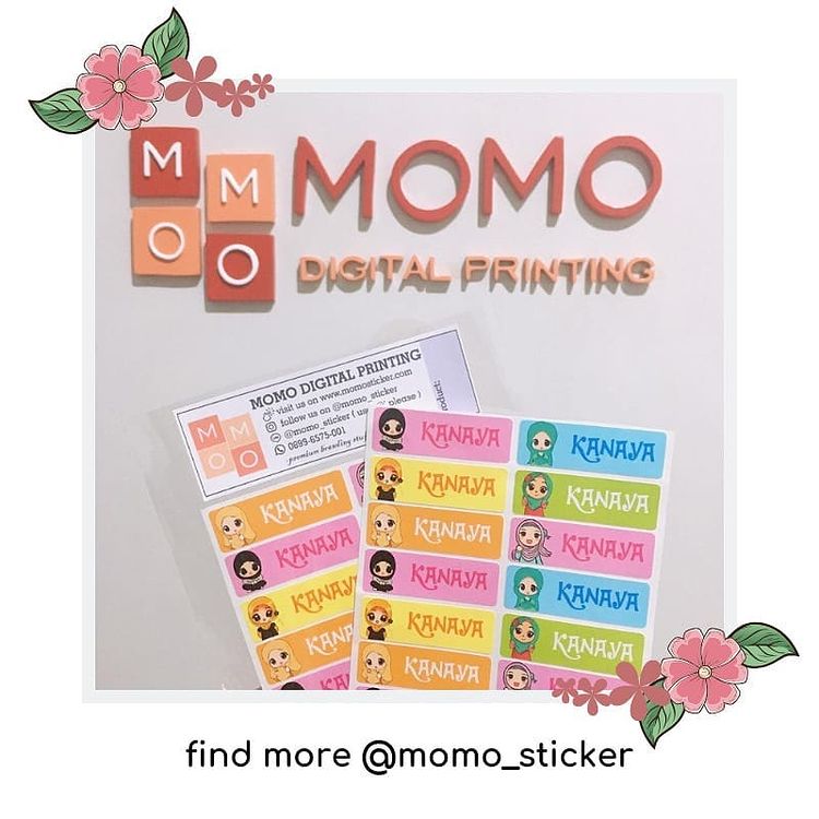 cetak sticker nama label nama anak momo_sticker