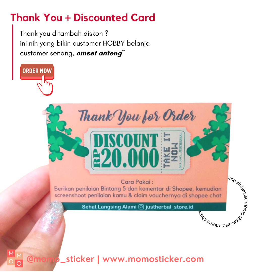 cetak card diskon di momo_sticker