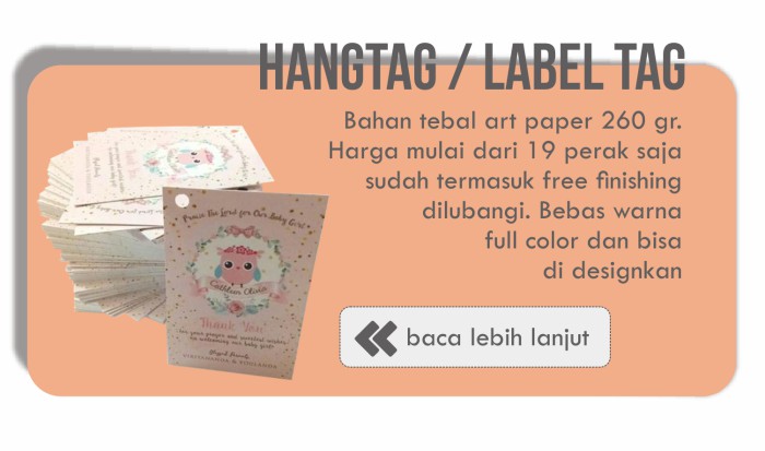 hangtag label tag pricetag baju kue postcard momo_sticker